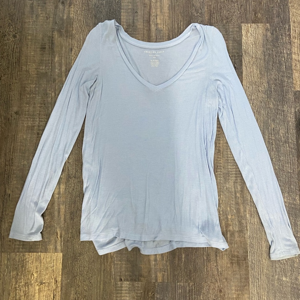 Soft blue long sleeve